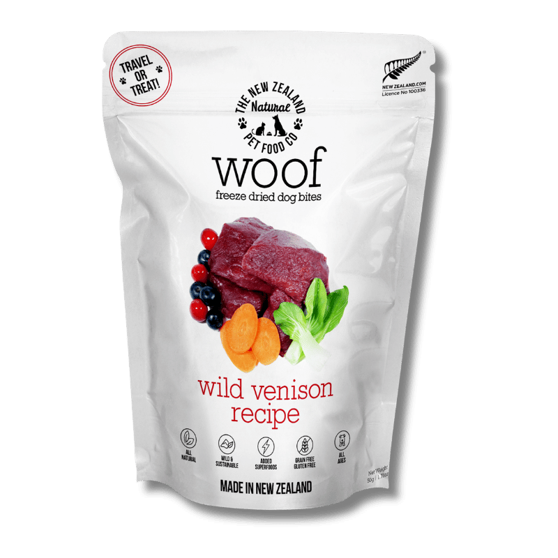 NZ Natural Pet Food Co - Freeze Dried - Treats - Woof - Wild Venison