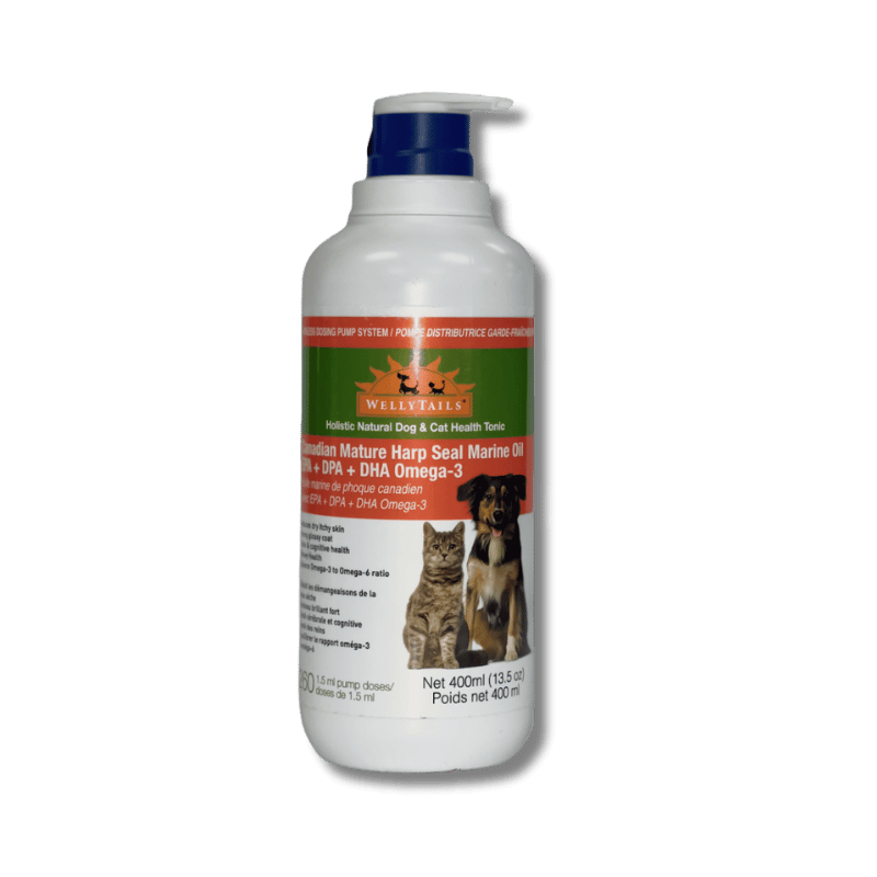 Welly Tails - Mature Harp Seal Marine Oil - 400ml