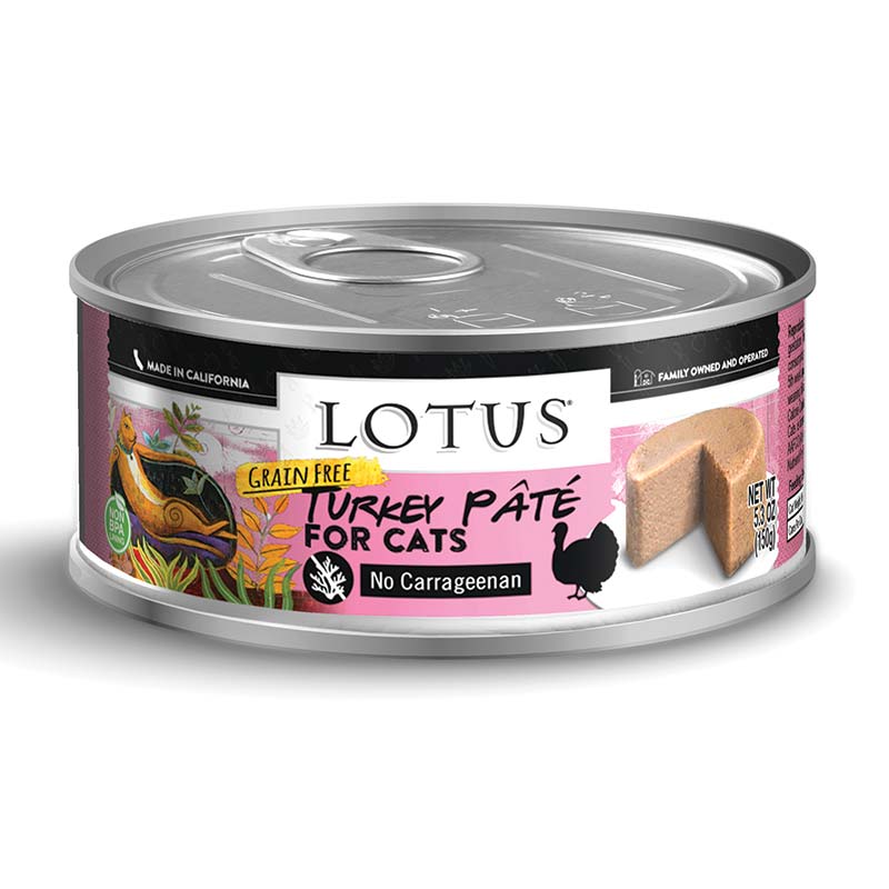 Lotus - Cat - Grain Free - pate - Turkey - 5.3oz