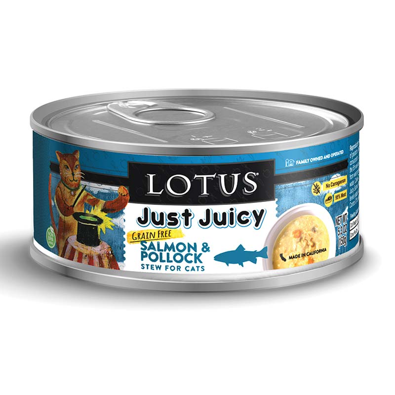 Lotus - Cat - Just Juicy - Salmon & Pollock - 5.3oz