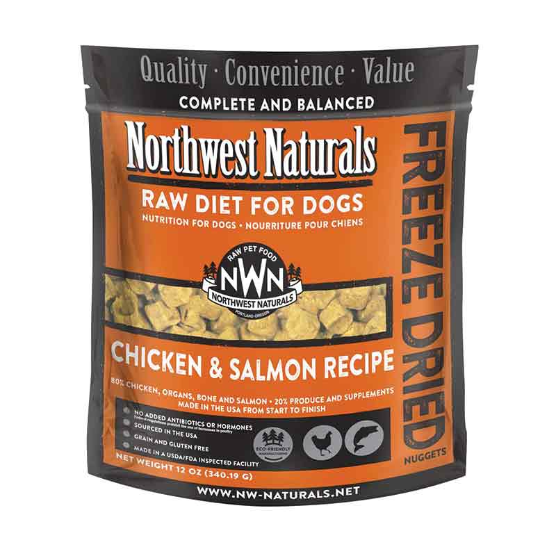 Northwest Naturals - Dog - Freeze-Dried - Nuggets - Chicken & Salmon - 12oz