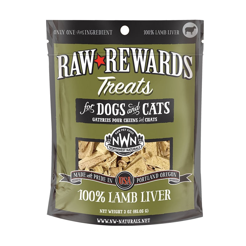 Northwest Naturals - Treats - Freeze Dried - Liver - Lamb - 3oz