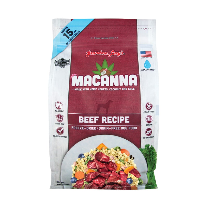 Grandma Lucy's - MACANNA - Grain-Free Beef Recipe