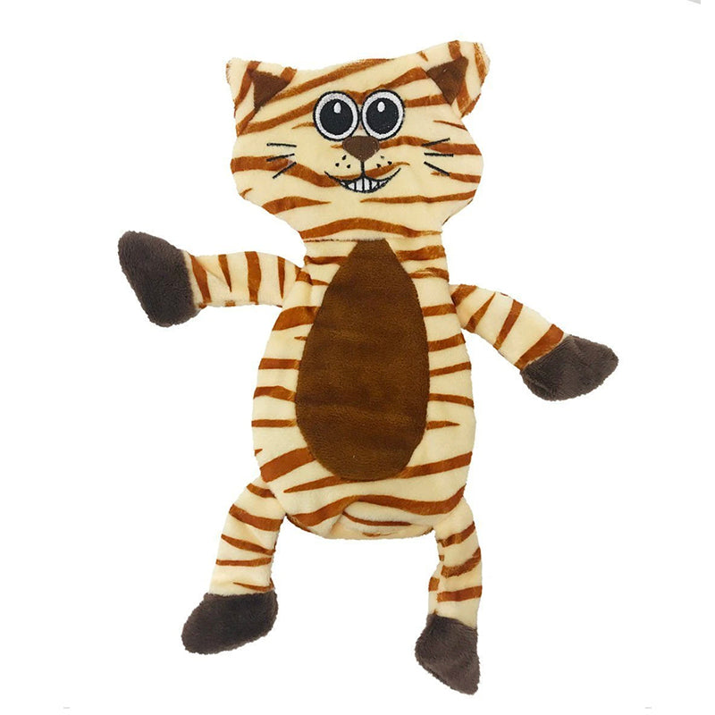 DOGLINE - Toy - Crinkle - Flat - Tiger - 12"