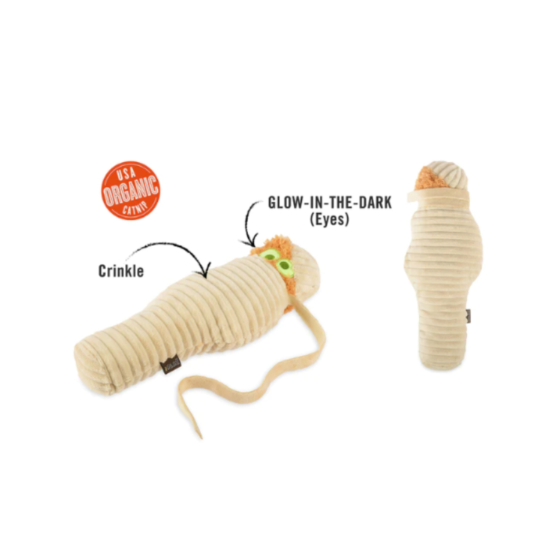 PLAY - Catnip - Toy - Feline Frenzy - Kicker - Halloween - Mummy