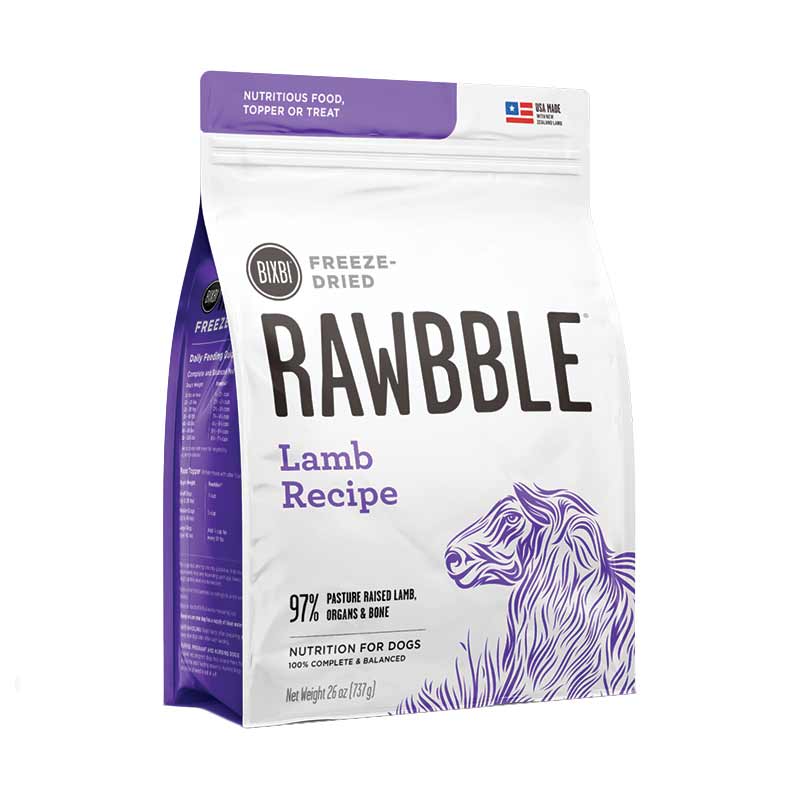 BIXBI - Dog - Freeze-Dried - Rawbble - Lamb