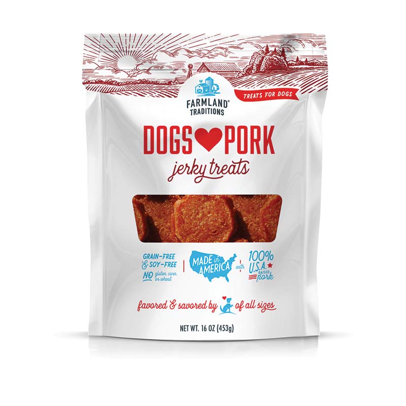 Farmland Traditions - Treats - Jerky - Dogs Love - Pork