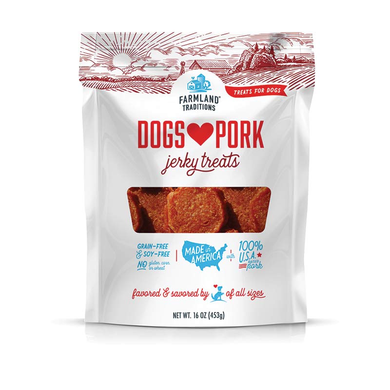 Farmland Traditions - Dogs Love Pork Jerky Treats