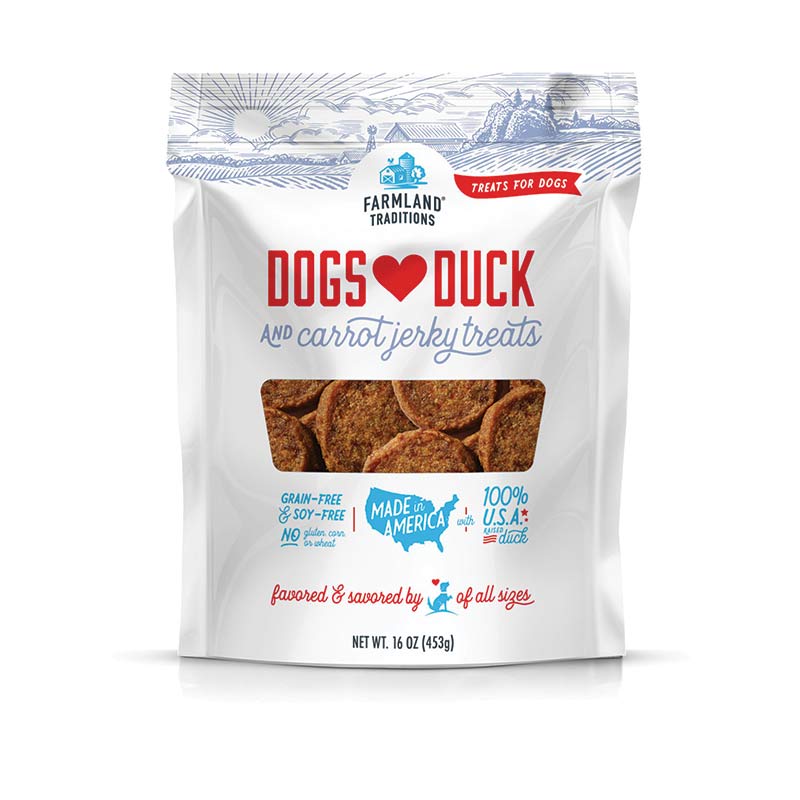 Farmland Traditions - Treats - Jerky - Dogs Love - Duck & Carrot Treats