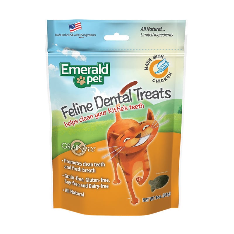 Emerald Pet - Cat - Treat - Dental - Chicken