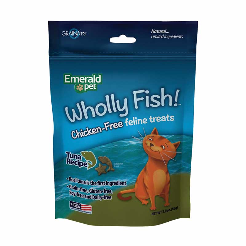 Emerald Pet - Cat - Treat - Wholly - Fish - Tuna - 3oz