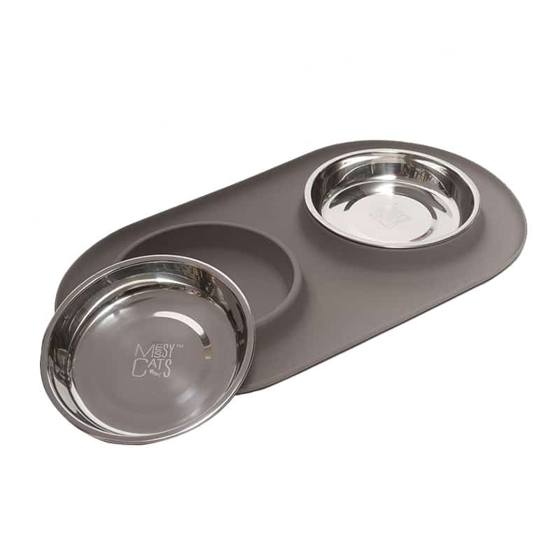 Messy Cats - Feeder - Double - Silicone