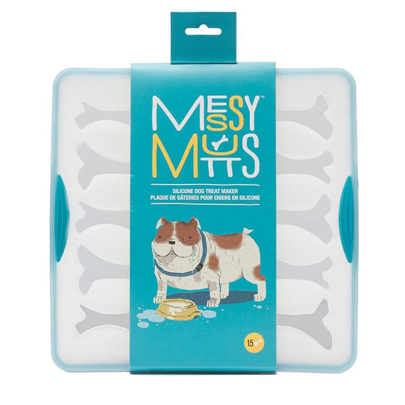 Messy Mutts - Treat Maker - Bake & Freeze - Silicone - Bone