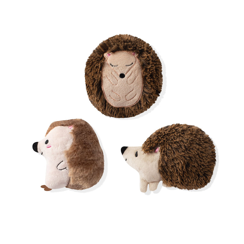 Fringe Studio - Dog - Toy - Plush - Small Dog - Hedgehogs - 3pc