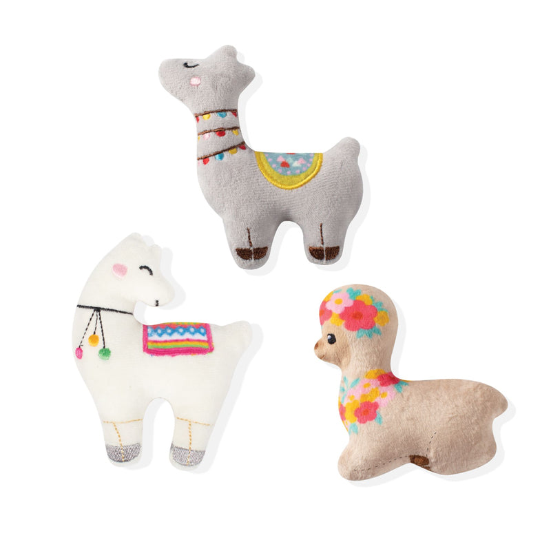 Fringe Studio - Dog - Toy - Plush - Small Dog - Llama Love - 3pc