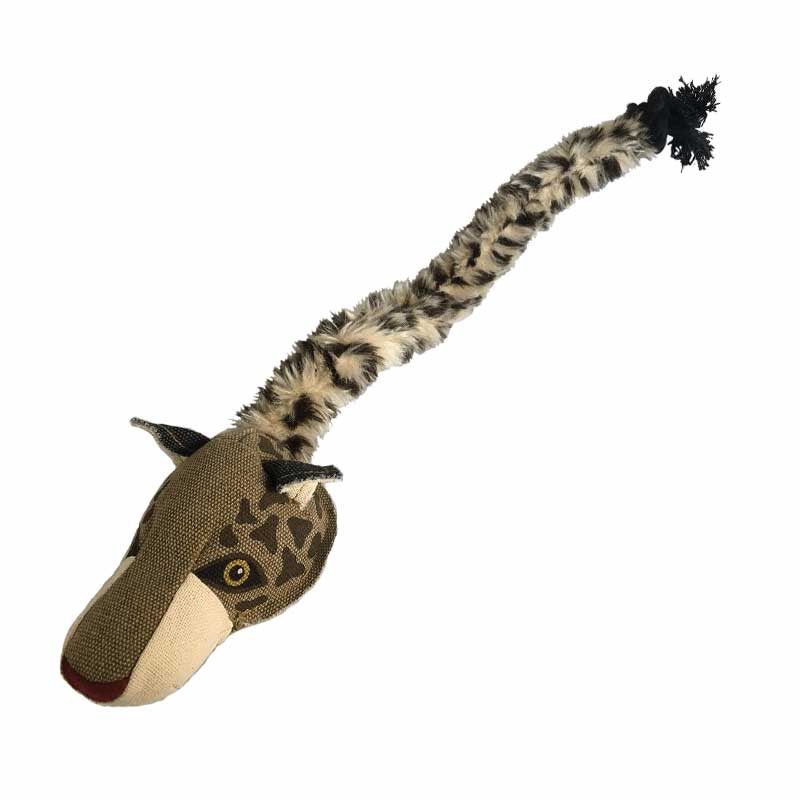 DOGLINE - Toy - Ball & Rope - Safari - Leopard - 22"