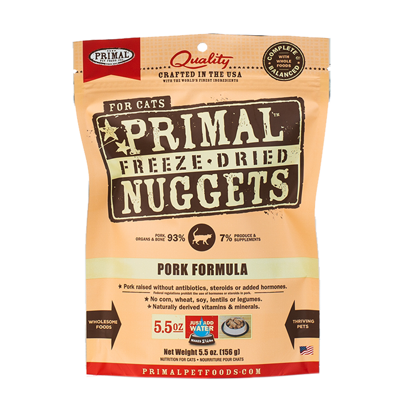 Primal Feline FreezeDried Nuggets Pork
