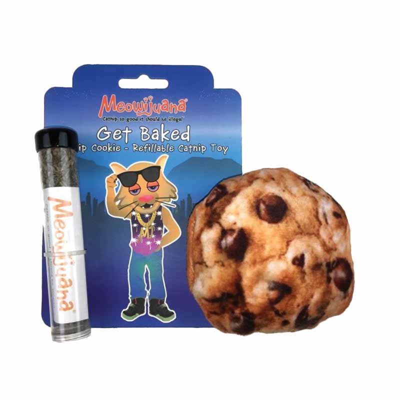 Meowijuana - Catnip - Toy - "Get Baked" - Cookie