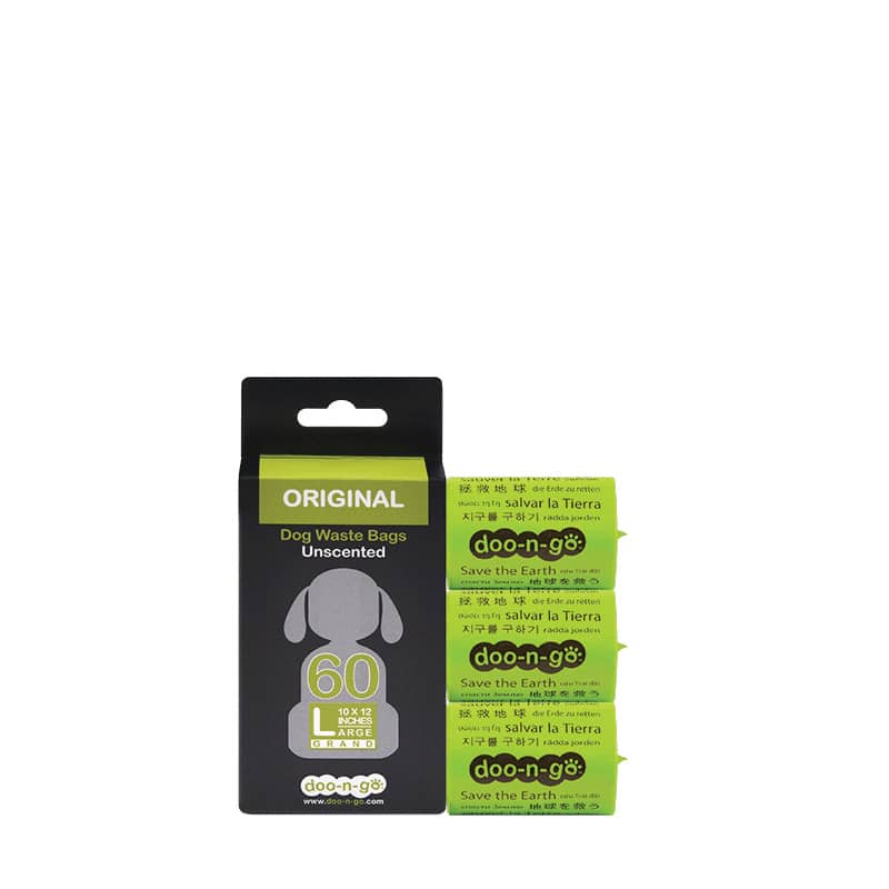 Doo-n-Go - Dog - Refill Bag Oxo-biodegradable LARGE - 10x12 - Green - 6 Pack