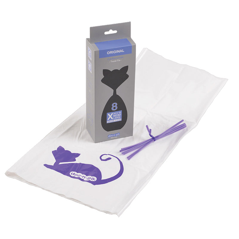Doo-n-Go - Cat - Twist Tie Cat Pan Liner