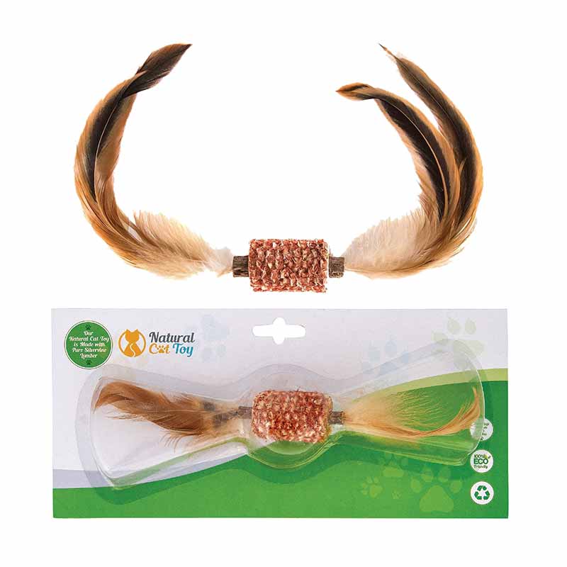 Natural Cat Toys - Corn - Silver Vine - Feather - Flywheel
