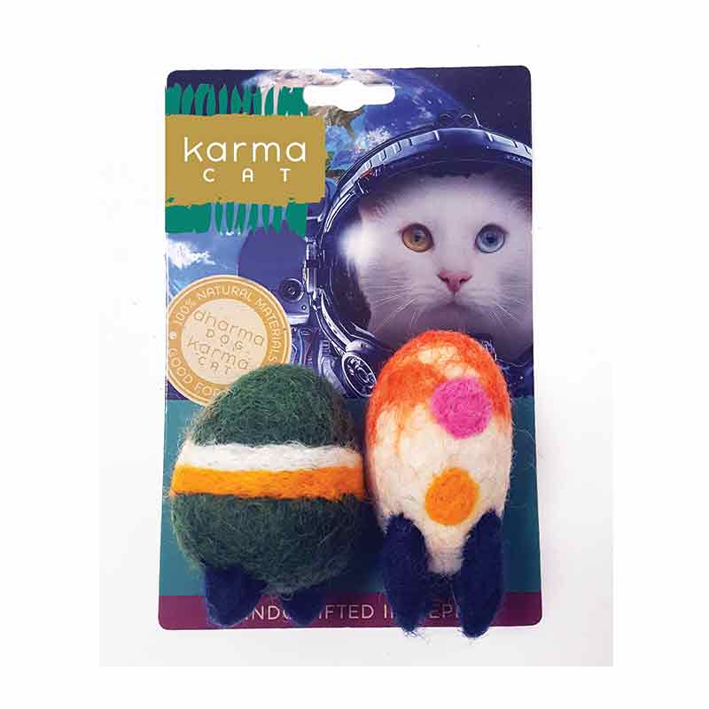 Dharma Dog Karma Cat - Toy - Rockets - 2 pk