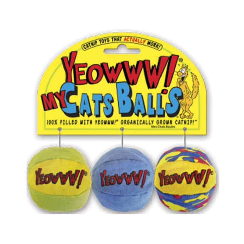 Yeowww! - Catnip - Toy - My Cats Balls 3-Pack