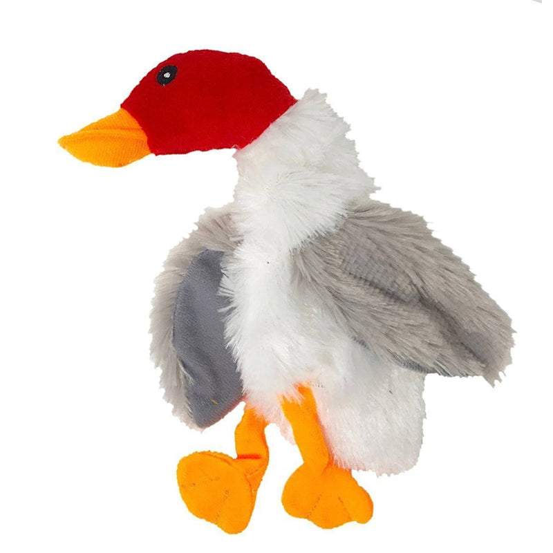 DOGLINE - Toy - Crinkle - Flat - Duck - White - 9"
