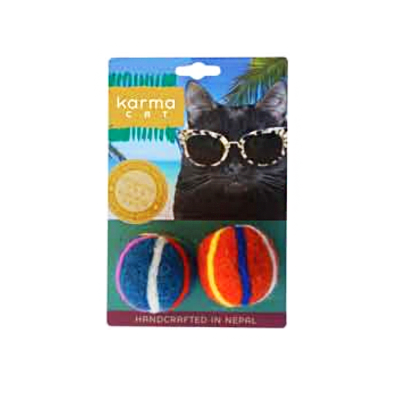Dharma Dog Karma Cat - Toy -Beach Ball - 2pk