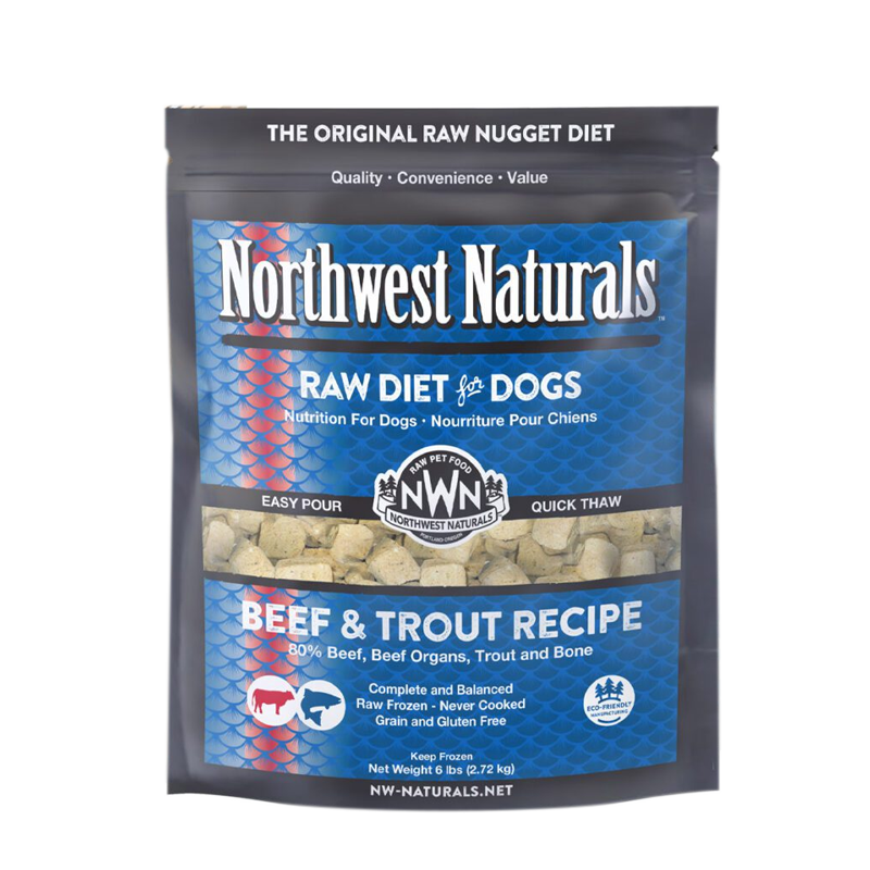 Northwest Naturals - Dog - Frozen - Nuggets - Beef & Trout