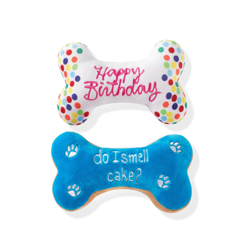 Fringe Studio - Dog - Toy - Birthday - Plush - Birthday Bone Cookies