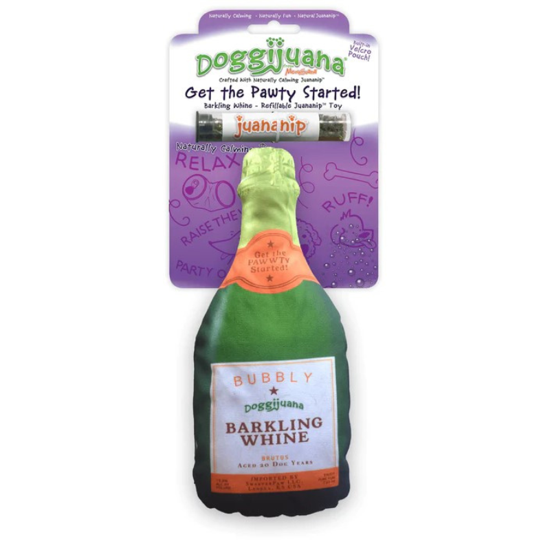 Doggijuana - Juananip - Toy - "Get to the Pawty" Champagne Bottle