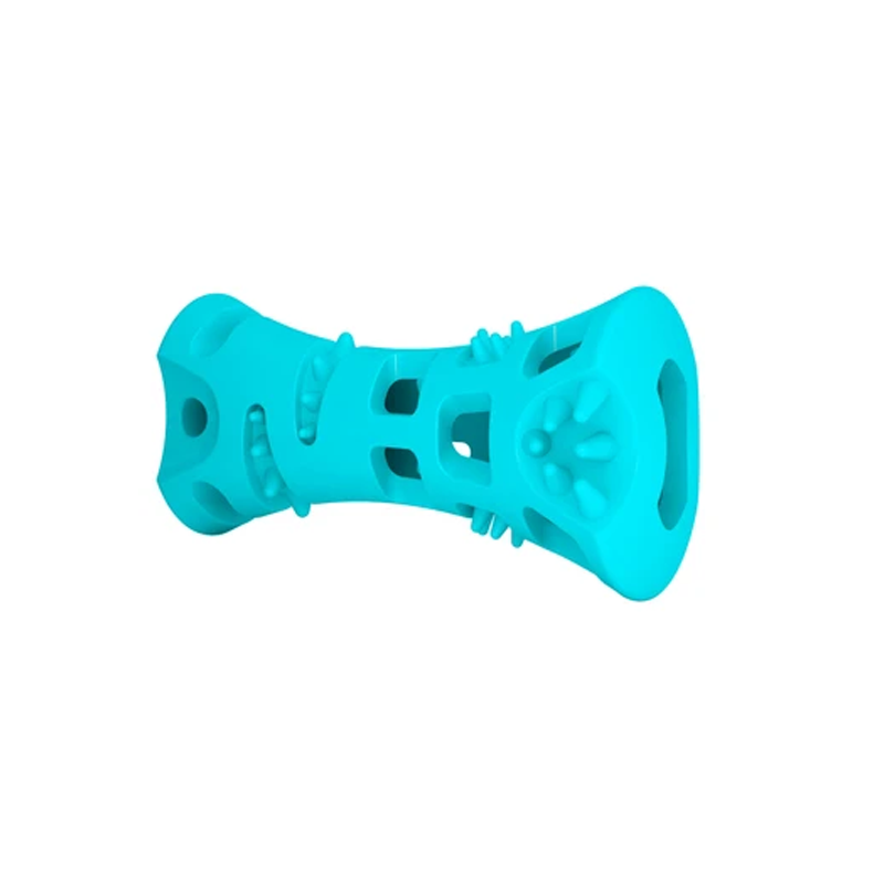 Totally Pooched - Chew n' Stuff Rubber Toy - Teal