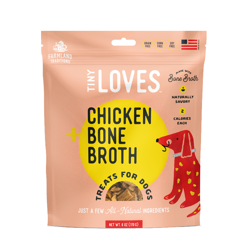 Farmland Traditions - Treats - Jerky -Tiny Loves - Chicken with Bone Broth