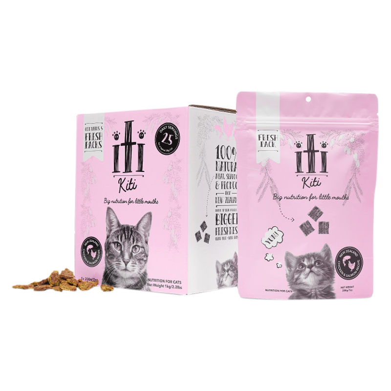 iTi - Cat - Air-Dried - Chicken & Salmon - Pouches (5 x 200g)