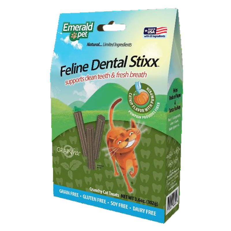 Emerald Pet - Cat - Treat - Dental - Stixx - Catnip