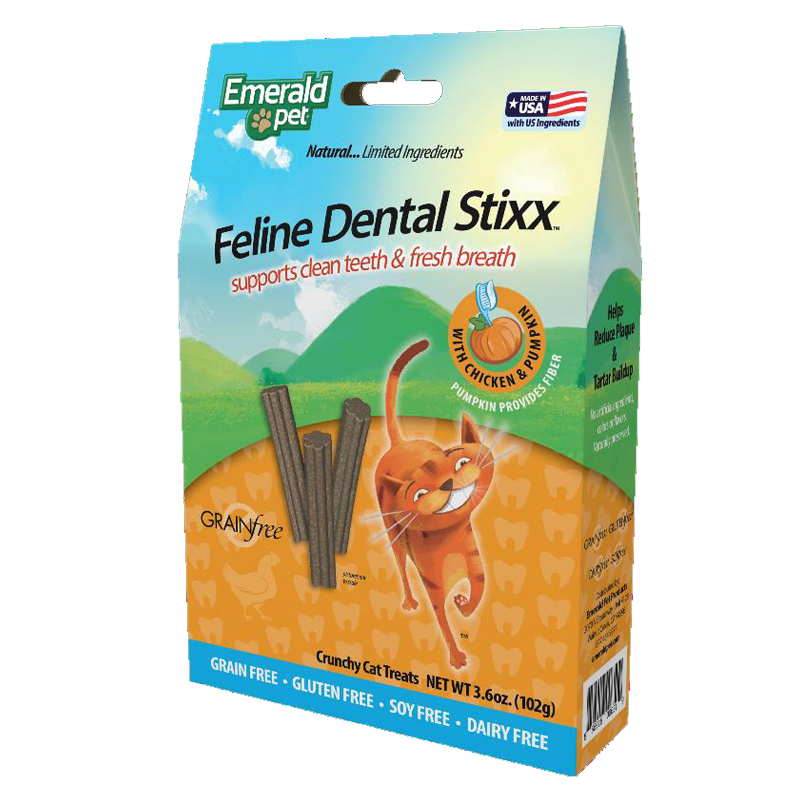 Emerald Pet - Cat - Treat - Dental - Stixx - Chicken
