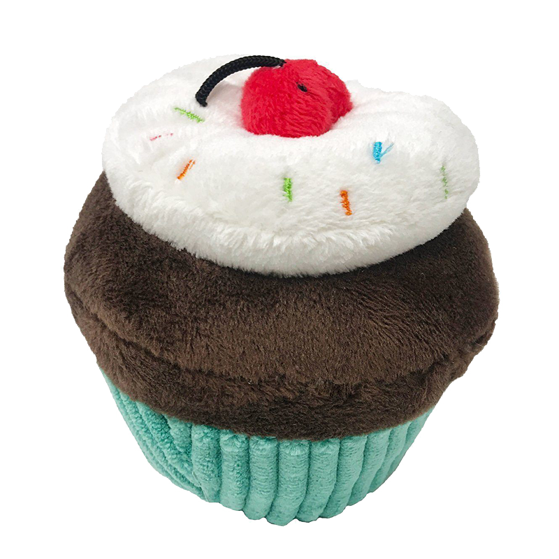 DOGLINE - Toy - Mini - Cupcake - Turquoise - 6"
