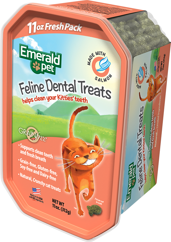 Emerald Pet - Cat - Cat Dental Treat - Salmon
