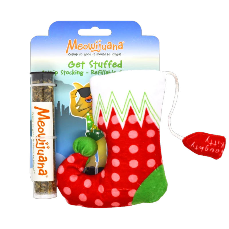 Meowijuana - Catnip - Toy - "Get Stuffed" - Stocking