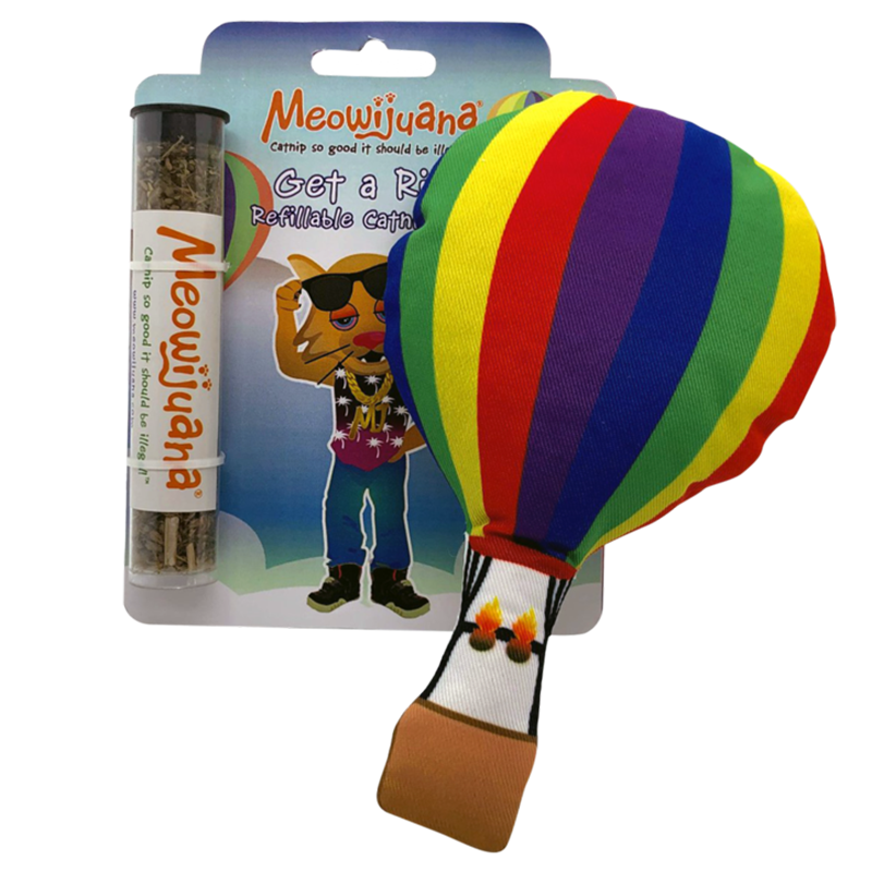 Meowijuana - Catnip - Toy - "Get a Rise" - Balloon