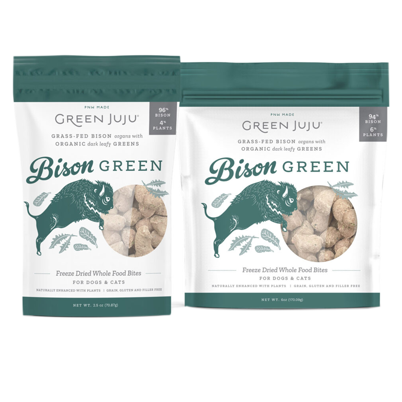Green Juju - Freeze-Dried - Whole Food Bites - Bison Green
