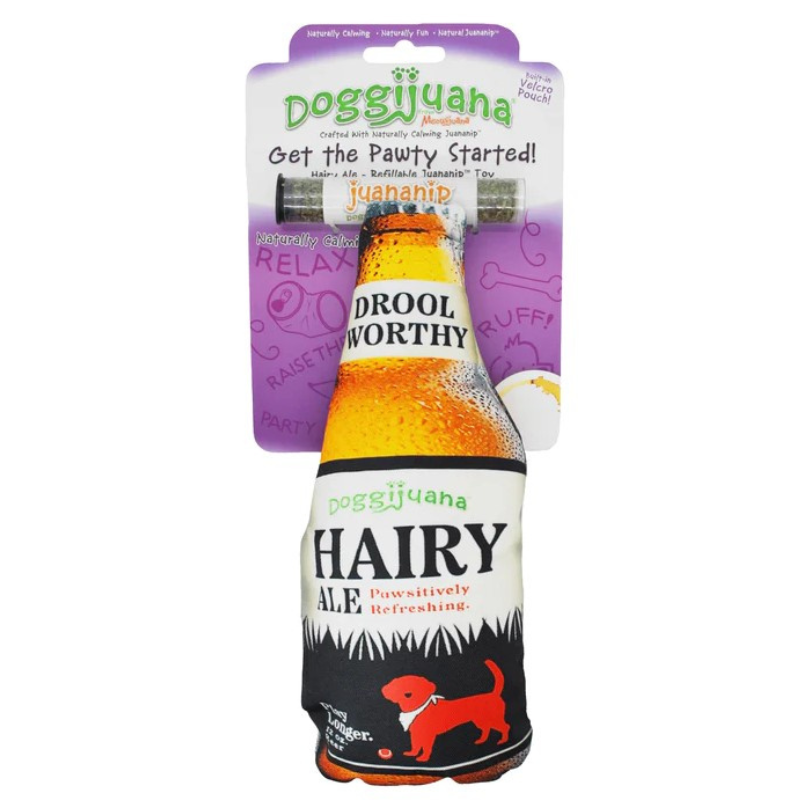 Doggijuana - Juananip - Toy - "Get to the Pawty" Hairy Ale