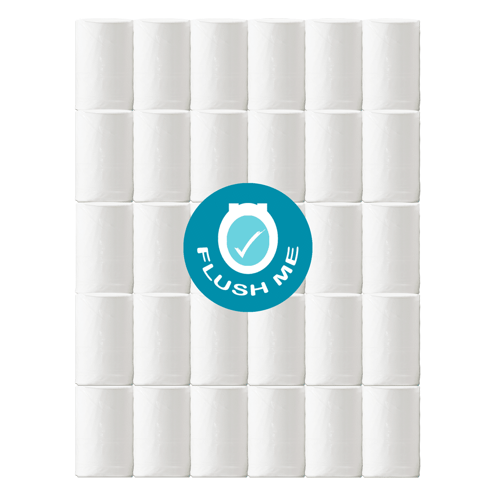 Doo-N-Go – SPLASH – Bulk Refill Bags – Medium 8×12 White – 30 Rolls