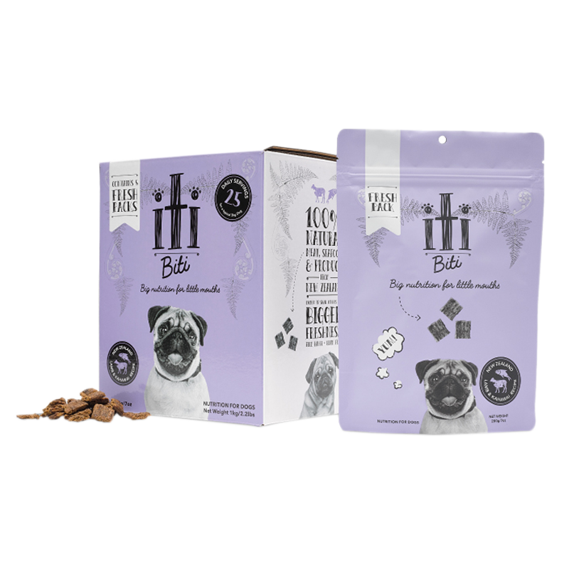 iTi - Dog - Air-Dried - Lamb & Kahawai - Pouches  (5 x 200g)