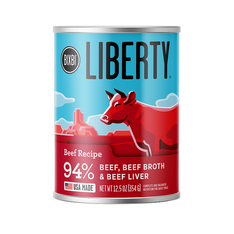 BIXBI - Dog - Liberty - Beef - Cans 12.05oz - Case of 12