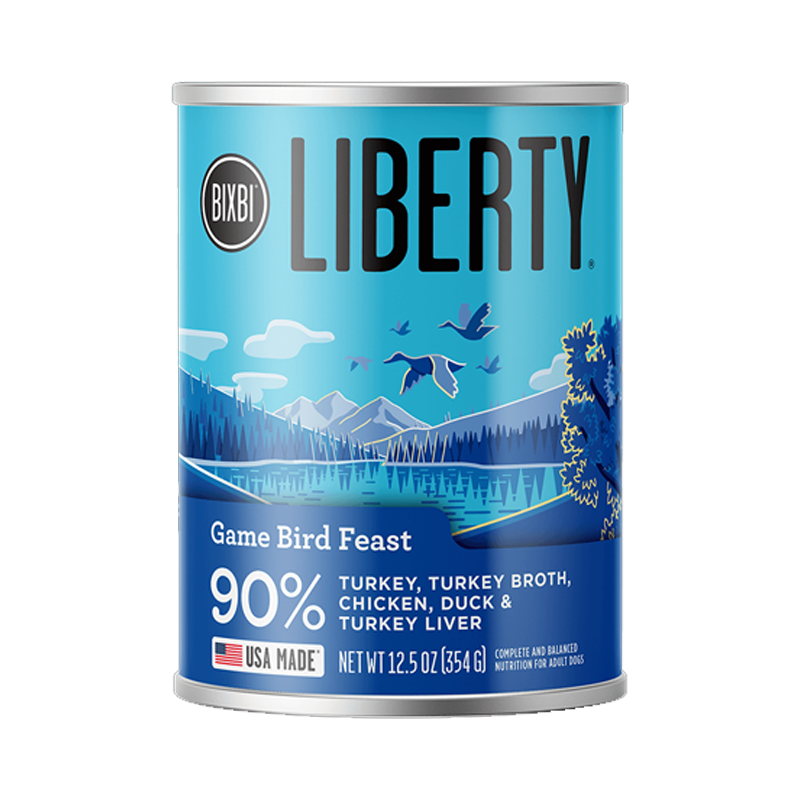 BIXBI - Dog - Liberty - Game Bird Feast - Cans 12.05oz - Case of 12