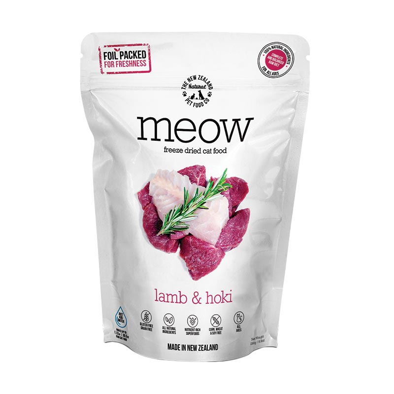 NZ Natural Pet Food Co - Freeze Dried - Food - Meow - Lamb & Hoki