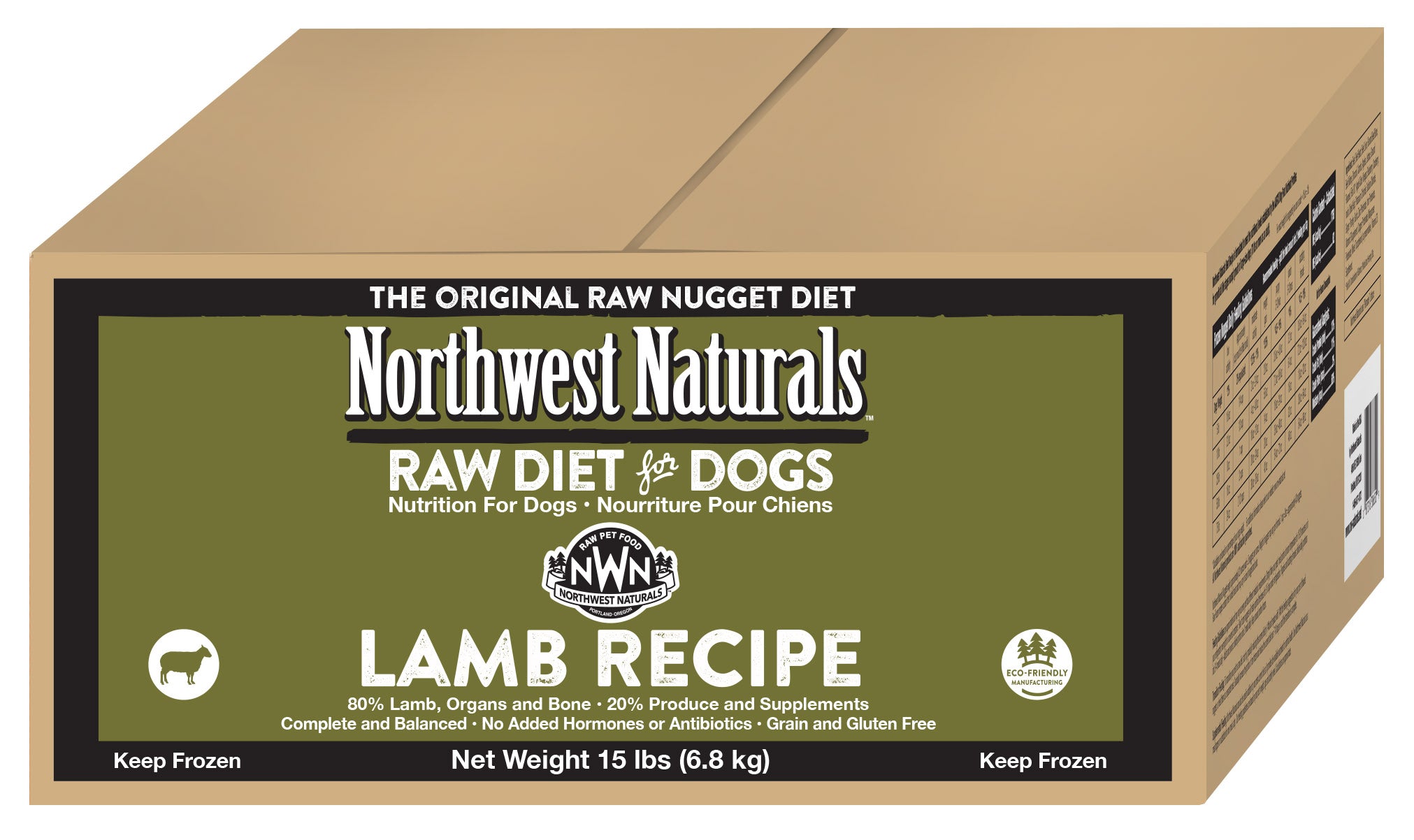Northwest Naturals - Dog - Frozen - Nuggets - Lamb