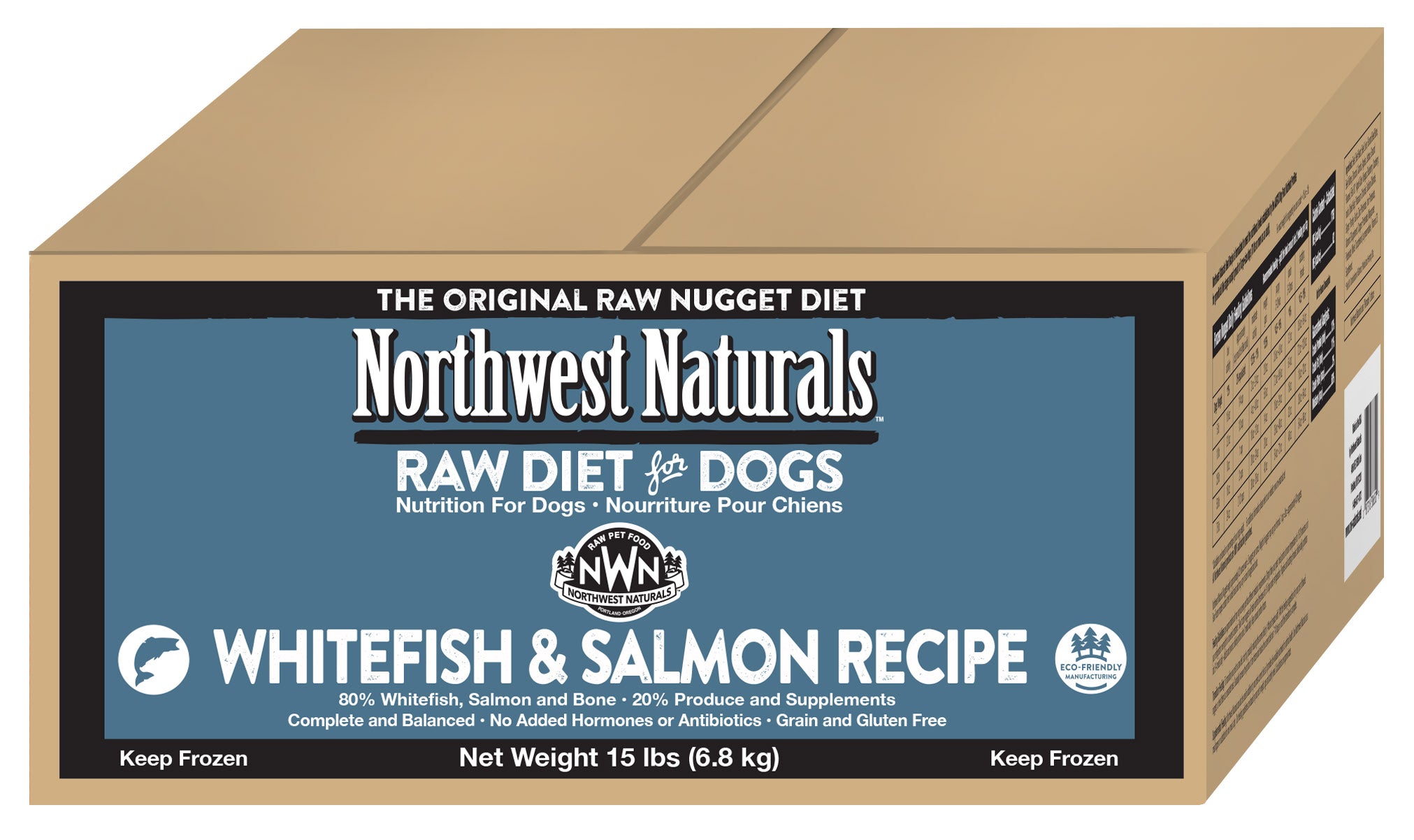 Northwest Naturals - Dog - Frozen - Nuggets - Whitefish & Salmon